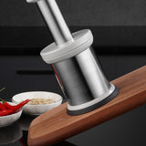 Maxbell Garlic Crusher Spice Grinder with Integrated Cover Effortless Easy to Clean