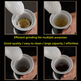 Maxbell Garlic Crusher Spice Grinder with Integrated Cover Effortless Easy to Clean