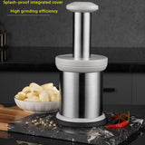 Maxbell Garlic Crusher Spice Grinder with Integrated Cover Effortless Easy to Clean