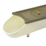 Maxbell Egg Box Egg Tray Egg Holder with Lid for Fridge Household Shelf White