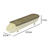 Maxbell Egg Box Egg Tray Egg Holder with Lid for Fridge Household Shelf White