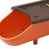 Maxbell Egg Box Egg Tray Egg Holder with Lid for Fridge Household Shelf Orange