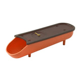 Maxbell Egg Box Egg Tray Egg Holder with Lid for Fridge Household Shelf Orange