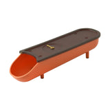 Maxbell Egg Box Egg Tray Egg Holder with Lid for Fridge Household Shelf Orange