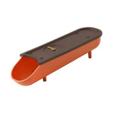 Maxbell Egg Box Egg Tray Egg Holder with Lid for Fridge Household Shelf Orange