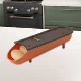 Maxbell Egg Box Egg Tray Egg Holder with Lid for Fridge Household Shelf Orange