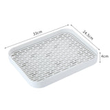 Maxbell Drainer Tray Organizer Bathroom Accessories Drainboard Basket for Cup Mug