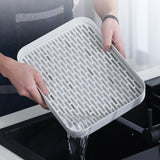 Maxbell Drainer Tray Organizer Bathroom Accessories Drainboard Basket for Cup Mug