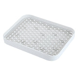 Maxbell Drainer Tray Organizer Bathroom Accessories Drainboard Basket for Cup Mug