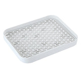 Maxbell Drainer Tray Organizer Bathroom Accessories Drainboard Basket for Cup Mug