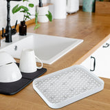 Maxbell Drainer Tray Organizer Bathroom Accessories Drainboard Basket for Cup Mug