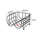 Maxbell Durable Mug Holder Stackable Glass Bottle Drying Rack Non Slip for Kitchen A