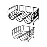 Maxbell Durable Mug Holder Stackable Glass Bottle Drying Rack Non Slip for Kitchen A