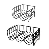 Maxbell Durable Mug Holder Stackable Glass Bottle Drying Rack Non Slip for Kitchen A