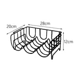 Maxbell Durable Mug Holder Stackable Glass Bottle Drying Rack Non Slip for Kitchen B