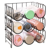 Maxbell Durable Mug Holder Stackable Glass Bottle Drying Rack Non Slip for Kitchen B