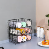 Maxbell Durable Mug Holder Stackable Glass Bottle Drying Rack Non Slip for Kitchen B