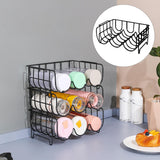 Maxbell Durable Mug Holder Stackable Glass Bottle Drying Rack Non Slip for Kitchen B