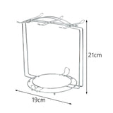 Maxbell Metal Coffee Cup Holder Organizer Rack Water Drainer for Countertop Tabletop Argent