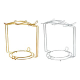 Maxbell Metal Coffee Cup Holder Organizer Rack Water Drainer for Countertop Tabletop Argent