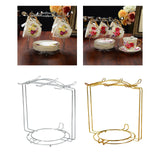 Maxbell Metal Coffee Cup Holder Organizer Rack Water Drainer for Countertop Tabletop Argent