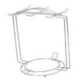 Maxbell Metal Coffee Cup Holder Organizer Rack Water Drainer for Countertop Tabletop Argent