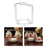 Maxbell Metal Coffee Cup Holder Organizer Rack Water Drainer for Countertop Tabletop Argent