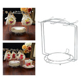 Maxbell Metal Coffee Cup Holder Organizer Rack Water Drainer for Countertop Tabletop Argent