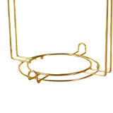 Maxbell Metal Coffee Cup Holder Organizer Rack Water Drainer for Countertop Tabletop Aureate