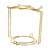 Maxbell Metal Coffee Cup Holder Organizer Rack Water Drainer for Countertop Tabletop Aureate