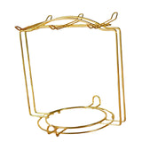 Maxbell Metal Coffee Cup Holder Organizer Rack Water Drainer for Countertop Tabletop Aureate