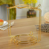 Maxbell Metal Coffee Cup Holder Organizer Rack Water Drainer for Countertop Tabletop Aureate