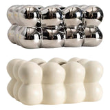 Maxbell Tissue Storage Case Napkin Holder Facial Tissue Holder for Countertop Office Argent