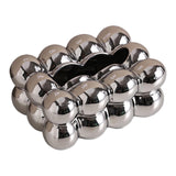 Maxbell Tissue Storage Case Napkin Holder Facial Tissue Holder for Countertop Office Argent