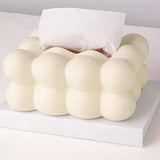 Maxbell Tissue Storage Case Napkin Holder Facial Tissue Holder for Countertop Office Yellow