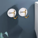 Maxbell 2x Wall Paste Hook Wall Mounted Sticky Hook for Bathroom thick