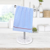Maxbell T Shape Under Cabinet Paper Towel Holder Towel Organizer Rack for Countertop Argent