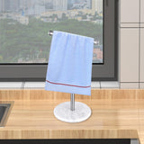 Maxbell T Shape Under Cabinet Paper Towel Holder Towel Organizer Rack for Countertop Argent