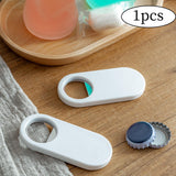 Maxbell Manual Magnetic Bottle Opener White Creative Portable for Clubs Bar Home