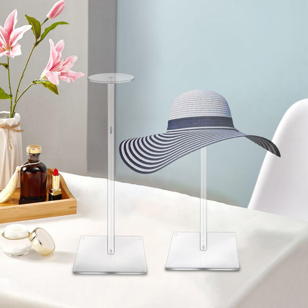 ⚡️Buy Maxbell clear Acrylic Hat Stand Set Display Rack Risers for Hat ...