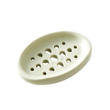 Maxbell Creative Soap Dish with Drain Hole Soap Holder for Hotel Toilet Bathroom Green