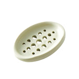 Maxbell Creative Soap Dish with Drain Hole Soap Holder for Hotel Toilet Bathroom Green