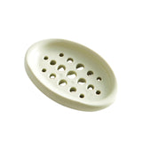 Maxbell Creative Soap Dish with Drain Hole Soap Holder for Hotel Toilet Bathroom Green