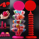 Maxbell Ten Layer Lollipop Holder Pluggable Decorative for Party Christmas Shop