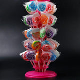 Maxbell Ten Layer Lollipop Holder Pluggable Decorative for Party Christmas Shop