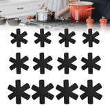 Maxbell 12 Pieces Worktop Saver Mat Divider Pads Table Pots and Pans Dividers Black
