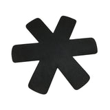 Maxbell 12 Pieces Worktop Saver Mat Divider Pads Table Pots and Pans Dividers Black
