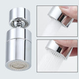 Maxbell Kitchen Faucet Aerator Water Saving Thick and Durable Convenient for Home 80 degree Silver