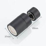 Maxbell Kitchen Faucet Aerator Water Saving Thick and Durable Convenient for Home 80 degree Black