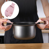 Maxbell Mini Oven Glove Cooking Pinch Mitts Heat Resistant Pot Holder Potholder Pink